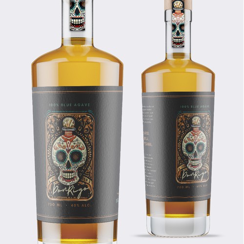 Tequila Bottle Label Design II