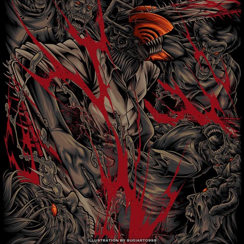 chainsawman anime artwork
