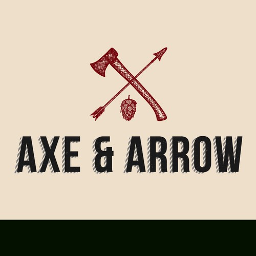 axe and arrow brewery logo