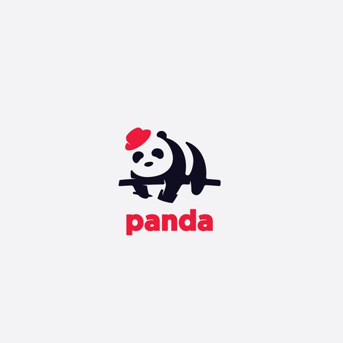 Panda logo for an online text editor service