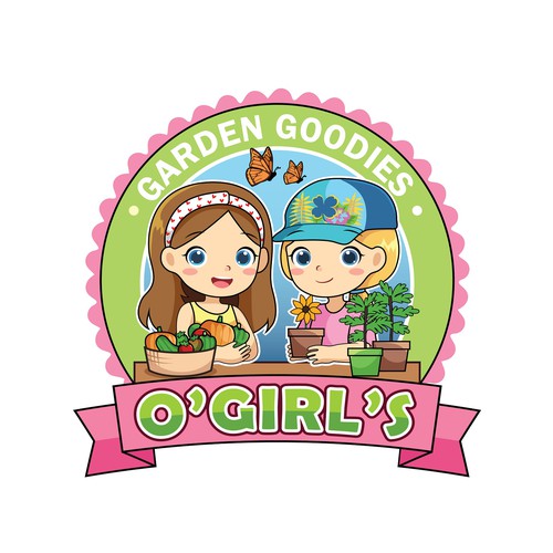 Logo design for O'Girl's Garden Goodies