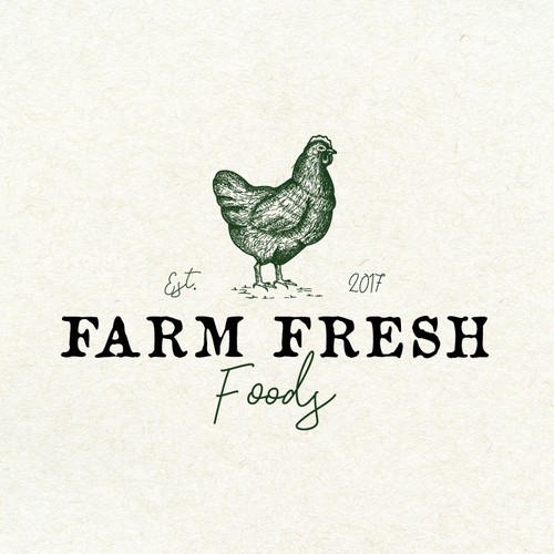 Logo design for farm food products 