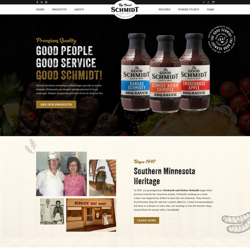 Premium BBQ Sauce Homepage