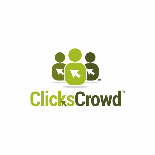 Logo for ClicksCrowd - Guaranteed.