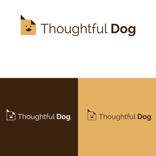 Thoughtful Dog logo design