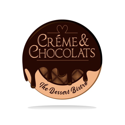 Sweet chocolate logo concept