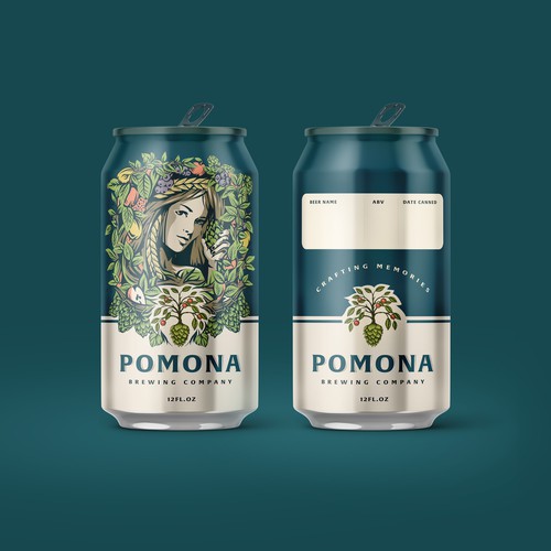 Pomona Brewing Company Can Design