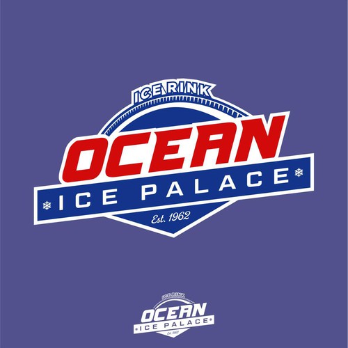 Winner Ocean Ice Palace Logo Design