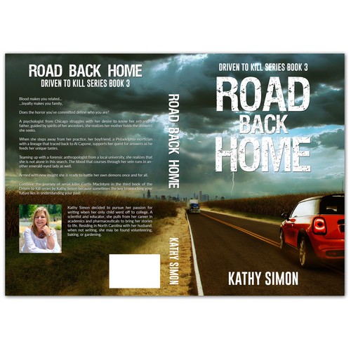 Book cover concept for Kathy Simon