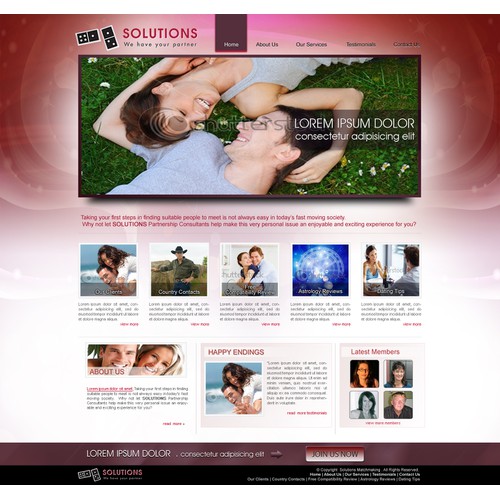 Love & Dating for Singles Homepage