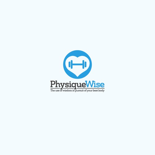 Simple logo concept for fitness business