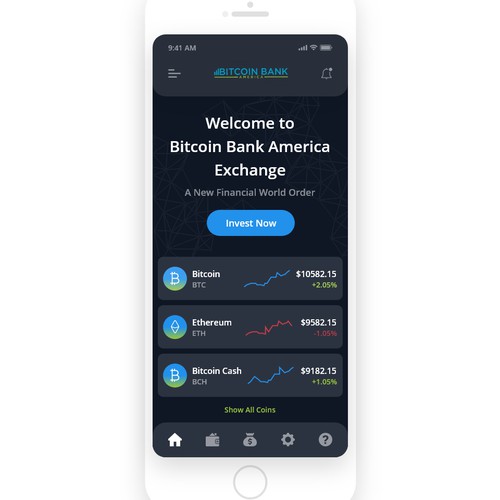 Bitcoin Bank America App