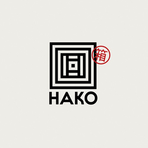 Logo concept for Japanese restaurant