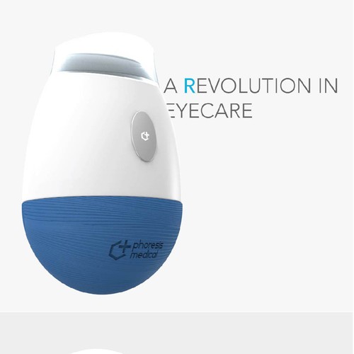 Concept design for an eye drop dispenser.