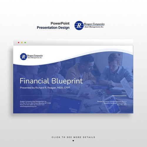 Financial Planning Presentation Design