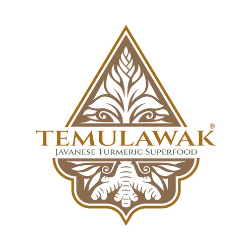 Logo badge for temulawak brand