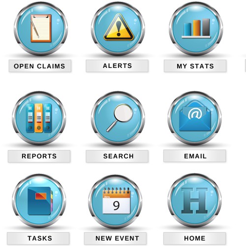 Help Hybrid Claims Group with new web portal icons--icons that customers will be amazed to look at!