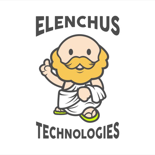 Philosophy Character Logo for Tech Company "Elenchus Technologies"
