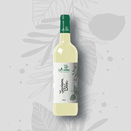 Wine label for Ethicdrinks