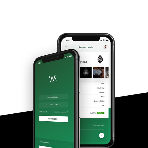 Mobile App for Luxury Watch retailer