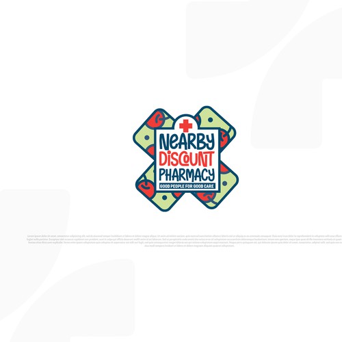 Bold logo for pharmacy 