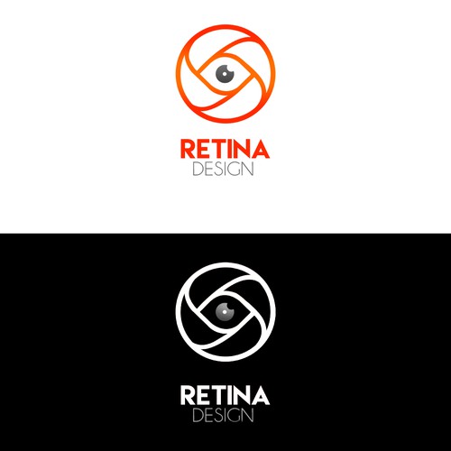 a modern identity for RetinaDesign