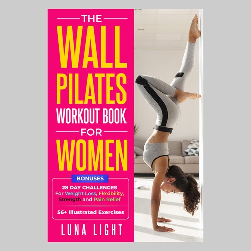 Book Cover Design For Pilates Workbook (For Women 30+)