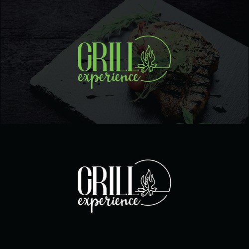 Grill Restaurant Design Logo