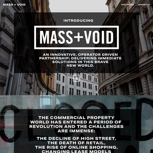 Mass + Void Squarespace Website Design