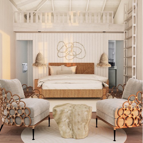 Hotel Room Rendering