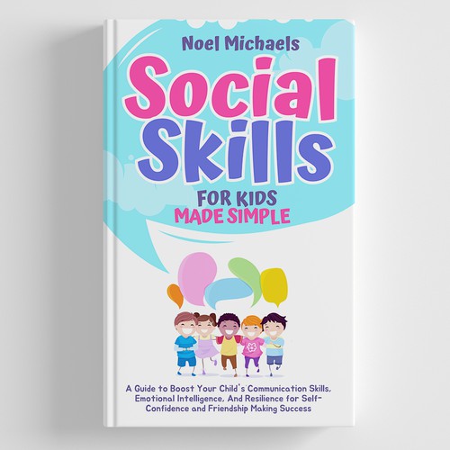 Social kids Book Cover Design