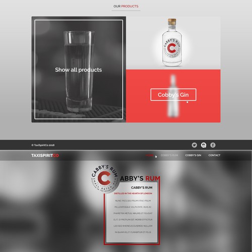 Website design for brewery