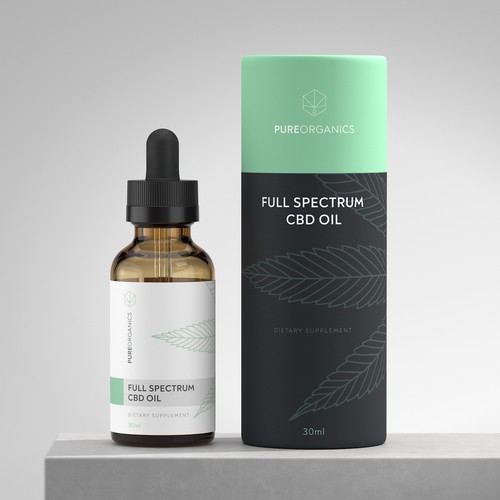 Full Spectrum CBD Oil Packaging Design