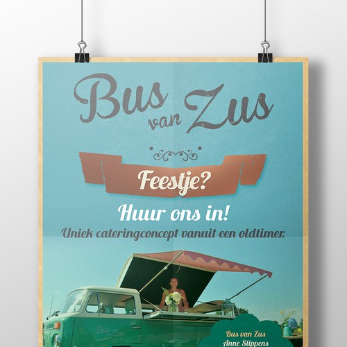 Klus een flyer voor Bus van Zus