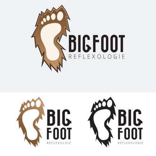 Logo design option for Bigfoot Reflexologie