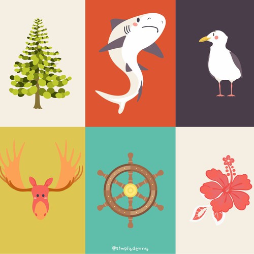 We hate boring clip art! We need great designs of these 10 elements.