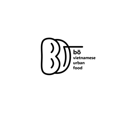 Food Logo Bun Bo Hue