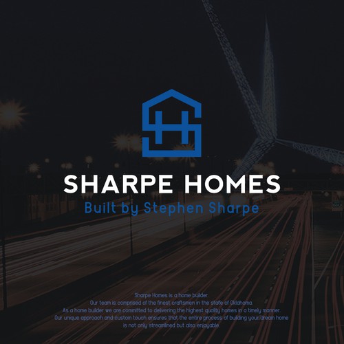 Logo concept for Sharpe Homes