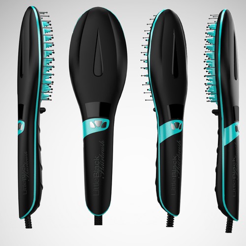 Straightening Electric Hairbrush Design