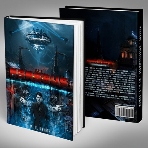 Cover for a Science Fantasy-novel