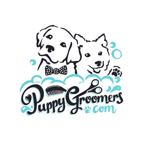 Puppy Groomers Logo