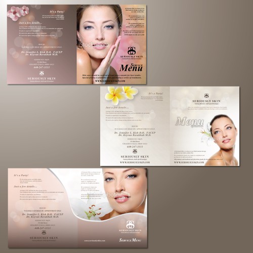 Seriously Skin  needs a new brochure design