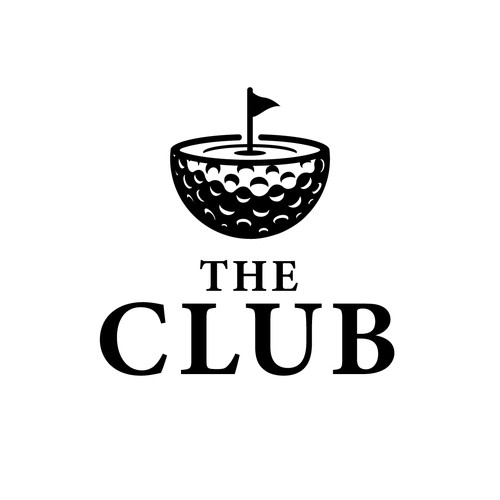 Bold and simple logo for Golf