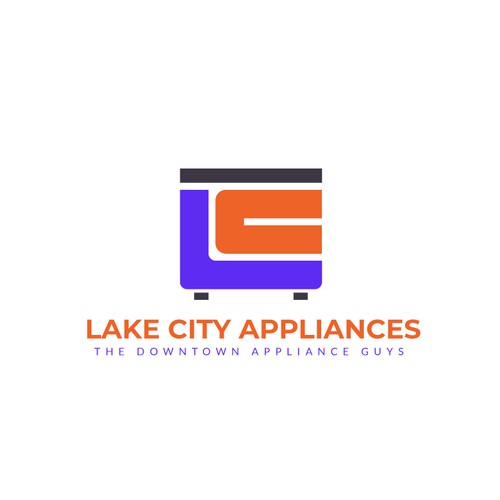 Simple and bold logo for lake city appliances