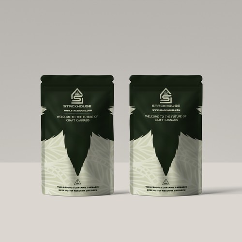 Stuckhouse Cannabis Packaging Design