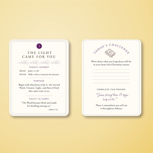 Advent Prayer Cards