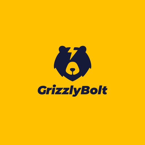 Grizzly Bolt Logo Design