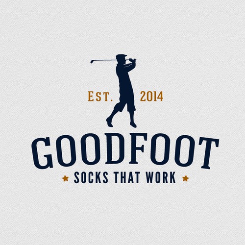 Create a standout logo for GoodFoot sock company