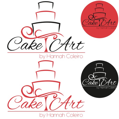  Logo for a unique cake artist