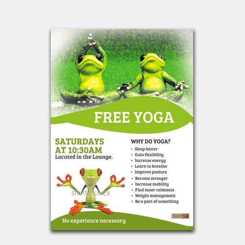 Yoga Flyer Design